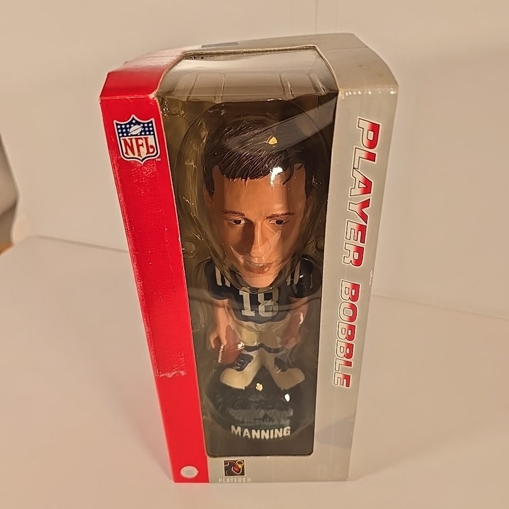 NIB Peyton Manning Bobblehead RARE Colts NFL Players Bobble Forever Collectibles